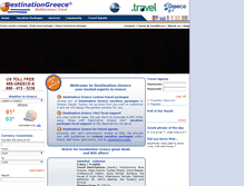 Tablet Screenshot of destinationgreece.com